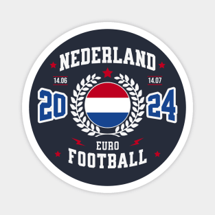 Nederland 2024 Football Supporter Magnet